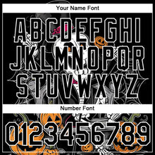 Load image into Gallery viewer, Custom Black White 3D Halloween Performance T-Shirt