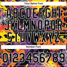 Load image into Gallery viewer, Custom Black Bay Orange-White 3D Halloween Performance T-Shirt