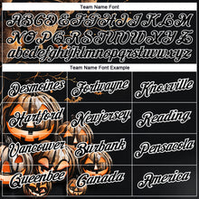 Load image into Gallery viewer, Custom Black White 3D Halloween Performance T-Shirt