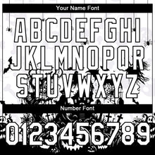 Load image into Gallery viewer, Custom White Black 3D Halloween Performance T-Shirt