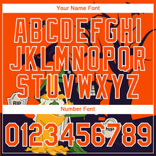 Load image into Gallery viewer, Custom Orange White 3D Halloween Performance T-Shirt