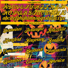 Load image into Gallery viewer, Custom Pink Gold-Black 3D Halloween Performance T-Shirt