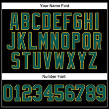 Load image into Gallery viewer, Custom Stitched Black Midnight Green-Old Gold 3D Pattern Design Gradient Square Shape Sports Pullover Sweatshirt Hoodie