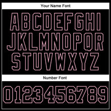 Load image into Gallery viewer, Custom Stitched Black Light Pink 3D Pattern Design Gradient Square Shape Sports Pullover Sweatshirt Hoodie