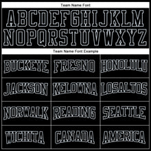 Load image into Gallery viewer, Custom Stitched Black Silver 3D Pattern Design Gradient Square Shape Sports Pullover Sweatshirt Hoodie