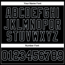 Load image into Gallery viewer, Custom Stitched Black Silver 3D Pattern Design Gradient Square Shape Sports Pullover Sweatshirt Hoodie