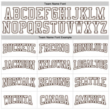 Load image into Gallery viewer, Custom Stitched White Brown 3D Pattern Design Gradient Square Shape Sports Pullover Sweatshirt Hoodie