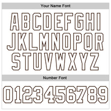 Load image into Gallery viewer, Custom Stitched White Brown 3D Pattern Design Gradient Square Shape Sports Pullover Sweatshirt Hoodie