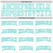 Load image into Gallery viewer, Custom Stitched White Aqua 3D Pattern Design Gradient Square Shape Sports Pullover Sweatshirt Hoodie