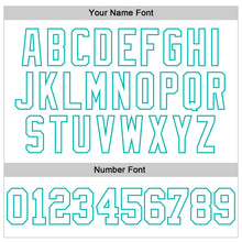 Load image into Gallery viewer, Custom Stitched White Aqua 3D Pattern Design Gradient Square Shape Sports Pullover Sweatshirt Hoodie