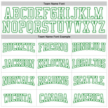 Load image into Gallery viewer, Custom Stitched White Grass Green 3D Pattern Design Gradient Square Shape Sports Pullover Sweatshirt Hoodie