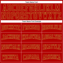 Load image into Gallery viewer, Custom Stitched Red Old Gold 3D Pattern Design Gradient Square Shape Sports Pullover Sweatshirt Hoodie