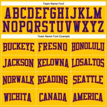 Load image into Gallery viewer, Custom Stitched Yellow Dark Purple-Orange 3D Pattern Design Gradient Square Shape Sports Pullover Sweatshirt Hoodie