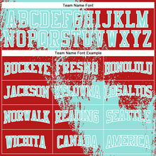 Load image into Gallery viewer, Custom Stitched Red Ice Blue-White 3D Pattern Design Abstract Brush Stroke Sports Pullover Sweatshirt Hoodie