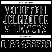 Load image into Gallery viewer, Custom Stitched Black White 3D Pattern Design Contrast Color Stripe Sports Pullover Sweatshirt Hoodie