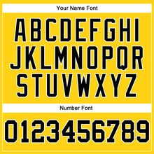 Load image into Gallery viewer, Custom Stitched Gold Black-White 3D Pattern Design Contrast Color Stripe Sports Pullover Sweatshirt Hoodie