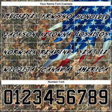 Load image into Gallery viewer, Custom Camo Black-White 3D American Flag Hunting Sports Pullover Sweatshirt Hoodie