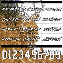 Load image into Gallery viewer, Custom White Black-Old Gold 3D Deer Hunting Sports Pullover Sweatshirt Hoodie