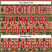 Load image into Gallery viewer, Custom Stitched Kelly Green Red-White 3D Christmas Sports Pullover Sweatshirt Hoodie