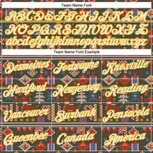 Load image into Gallery viewer, Custom Stitched Crimson Cream-Gold 3D Christmas Sports Pullover Sweatshirt Hoodie