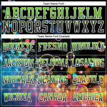 Load image into Gallery viewer, Custom Stitched Black Aurora Green-White Fade 3D Pattern Design Colorful Bubbles Sports Pullover Sweatshirt Hoodie