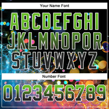 Load image into Gallery viewer, Custom Stitched Black Aurora Green-White Fade 3D Pattern Design Colorful Bubbles Sports Pullover Sweatshirt Hoodie