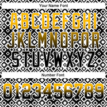 Load image into Gallery viewer, Custom Stitched White Gold-Black 3D Pattern Design Geometric Gradient Square Shapes Sports Pullover Sweatshirt Hoodie