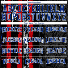 Load image into Gallery viewer, Custom Stitched Black Red-Royal 3D Golf Ball American Flag Sports Pullover Sweatshirt Hoodie