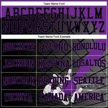 Load image into Gallery viewer, Custom Black Purple 3D Bowling Sports Pullover Sweatshirt Hoodie