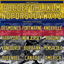 Load image into Gallery viewer, Custom Camo Yellow-US Navy Blue 3D Colombia Colombian Flag Sports Pullover Sweatshirt Salute To Service Hoodie