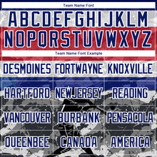 Load image into Gallery viewer, Custom Camo Royal-White 3D Costa Rica Costa Rican Flag Sports Pullover Sweatshirt Salute To Service Hoodie