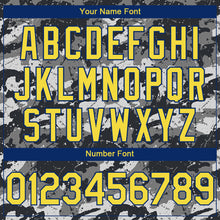 Load image into Gallery viewer, Custom Camo Yellow-Royal 3D Ecuador Ecuadorian Flag Sports Pullover Sweatshirt Salute To Service Hoodie