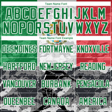 Load image into Gallery viewer, Custom Camo Kelly Green-White 3D Mexico Mexican Flag Sports Pullover Sweatshirt Salute To Service Hoodie