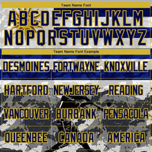 Load image into Gallery viewer, Custom Camo Navy-Yellow 3D Uruguay Uruguayan Flag Sports Pullover Sweatshirt Salute To Service Hoodie