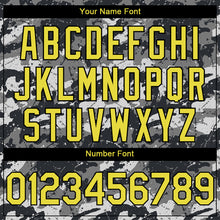 Load image into Gallery viewer, Custom Camo Light Yellow-Black 3D Guyana Flag Sports Pullover Sweatshirt Salute To Service Hoodie