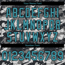 Load image into Gallery viewer, Custom Camo Teal-Black 3D Bahamas Bahamian Flag Sports Pullover Sweatshirt Salute To Service Hoodie