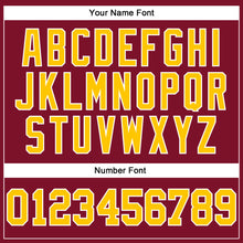 Load image into Gallery viewer, Custom Stitched Camo Yellow Crimson-Black 3D Sports Pullover Sweatshirt Salute To Service Hoodie