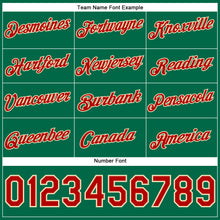 Load image into Gallery viewer, Custom Stitched Kelly Green Red-Cream Christmas 3D Sports Pullover Sweatshirt Hoodie