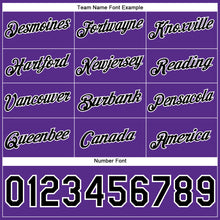 Load image into Gallery viewer, Custom Stitched Purple Black-White Funny Christmas 3D Sports Pullover Sweatshirt Hoodie