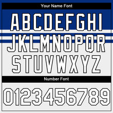 Load image into Gallery viewer, Custom White Royal-Black 3D Honduras Honduran Flag Sports Pullover Sweatshirt Hoodie