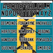 Load image into Gallery viewer, Custom Black Teal-Gold 3D Bahamas Bahamian Flag Sports Pullover Sweatshirt Hoodie