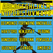 Load image into Gallery viewer, Custom Sky Blue Light Yellow-Black 3D Saint Lucia Saint Lucian Flag Sports Pullover Sweatshirt Hoodie