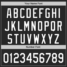 Load image into Gallery viewer, Custom Black White 3D Pattern Design Black History Month Authentic Baseball Jersey