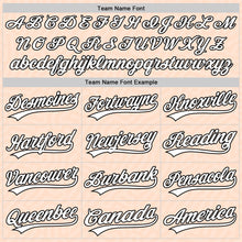 Load image into Gallery viewer, Custom Light Pink White-Black 3D Pattern Design Black History Month Authentic Baseball Jersey