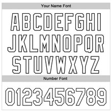 Load image into Gallery viewer, Custom White Black 3D Love Heart Valentine's Day Authentic Baseball Jersey