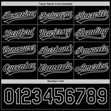 Load image into Gallery viewer, Custom Black Kelly Green-Red 3D Funny Christmas Authentic Baseball Jersey