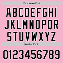 Load image into Gallery viewer, Custom Light Pink Black-White 3D Love Heart Valentine's Day Authentic Baseball Jersey