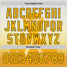 Load image into Gallery viewer, Custom White Gold-Black 3D Appendix Cancer Ribbon Authentic Baseball Jersey