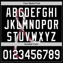 Load image into Gallery viewer, Custom Black White-Burgund 3D Head And Neck Cancer Ribbon Authentic Baseball Jersey