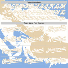 Load image into Gallery viewer, Custom Light Blue White-City Cream 3D Argentina Argentinian Flag Authentic Baseball Jersey